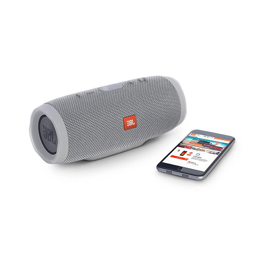 JBL Charge 3 Grau Tragbarer Bluetooth-Lautsprecher