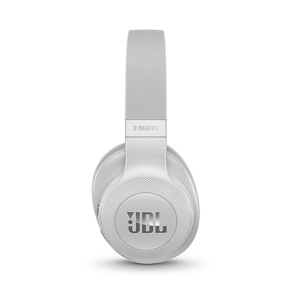 JBL E55BT Weiß - Over-Ear - Bluetooth Kopfhörer mit Mikrofon