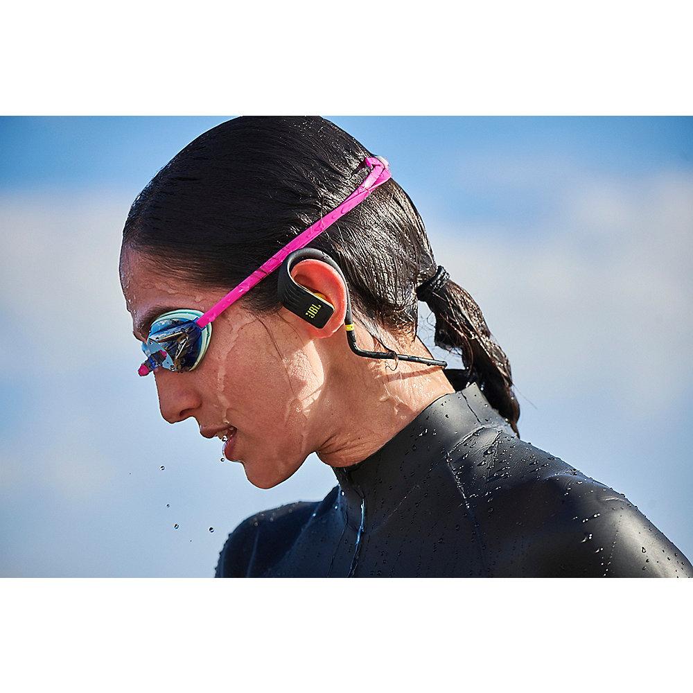 JBL ENDURANCE DIVE Sport-In Ear-Kopfhörer mit MP3-Player Mikrofon schw/gelb