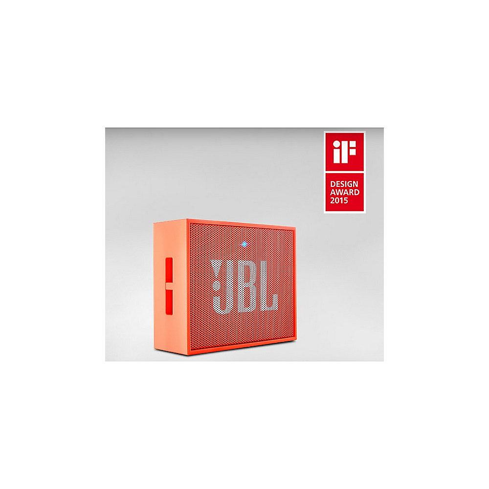 JBL GO Orange Ultraportabler Bluetooth Lautsprecher, JBL, GO, Orange, Ultraportabler, Bluetooth, Lautsprecher