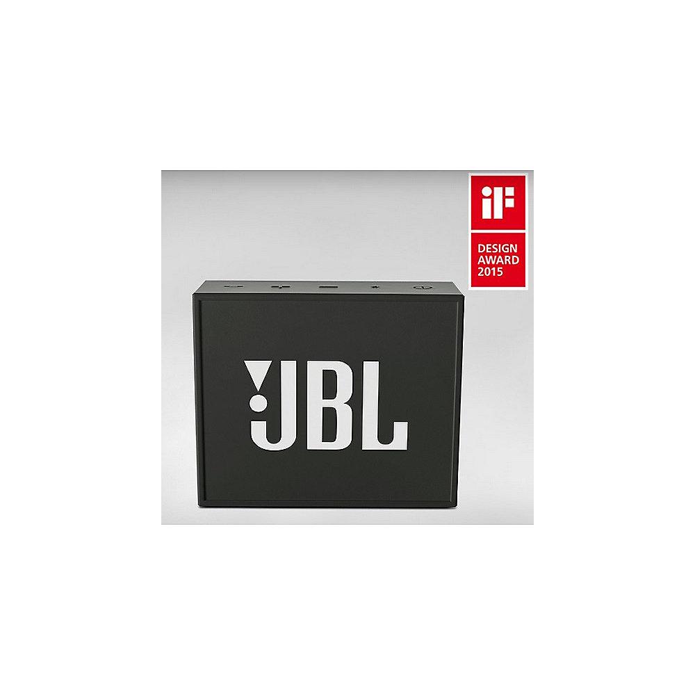 JBL GO Schwarz Ultraportabler Bluetooth Lautsprecher