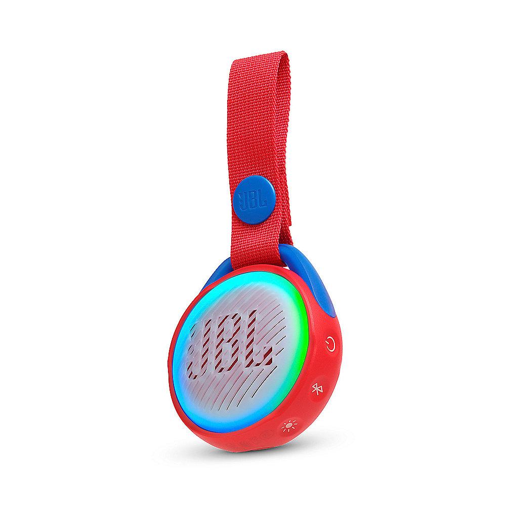 JBL JR Pop rot Tragbarer Bluetooth-Lautsprecher f. Kinder wasserdicht nach IPX7
