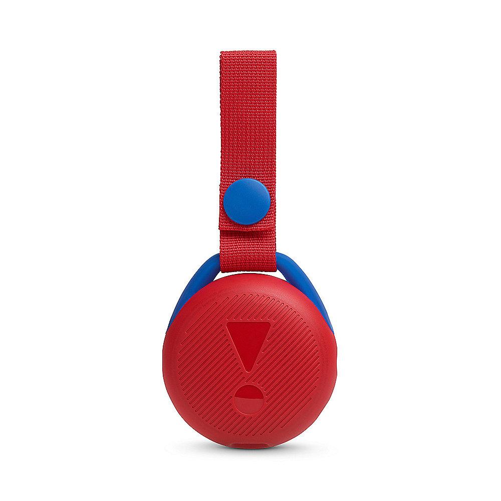 JBL JR Pop rot Tragbarer Bluetooth-Lautsprecher f. Kinder wasserdicht nach IPX7