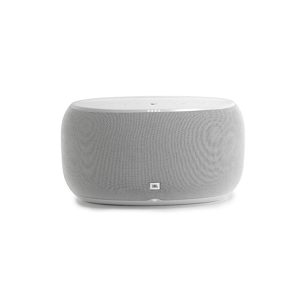 JBL Link 500 weiß Google Sprachsteuerung, Lautsprecher mit WLAN und Bluetooth