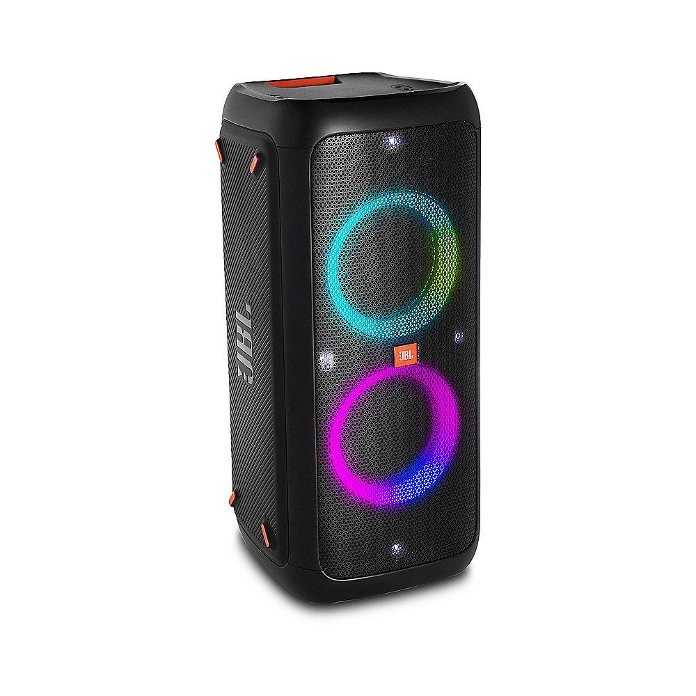JBL Party Box 200 Bluetooth-Lautsprecher schwarz Lichteffekte Gitarreneingang