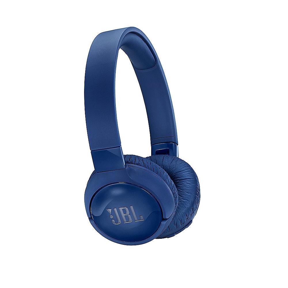 JBL TUNE 600BTNC Blau - On Ear-Noise-Cancelling Bluetooth Kopfhörer Mikrofon