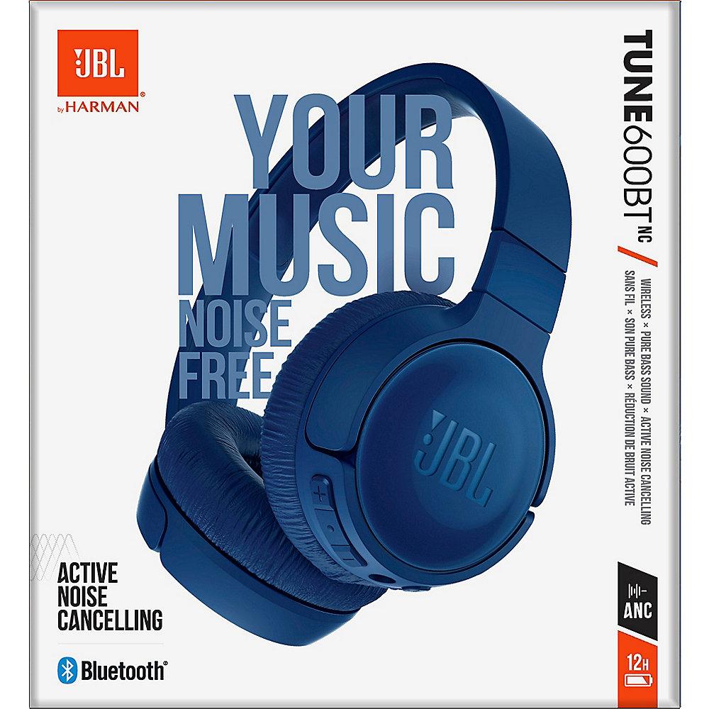 JBL TUNE 600BTNC Blau - On Ear-Noise-Cancelling Bluetooth Kopfhörer Mikrofon, JBL, TUNE, 600BTNC, Blau, On, Ear-Noise-Cancelling, Bluetooth, Kopfhörer, Mikrofon