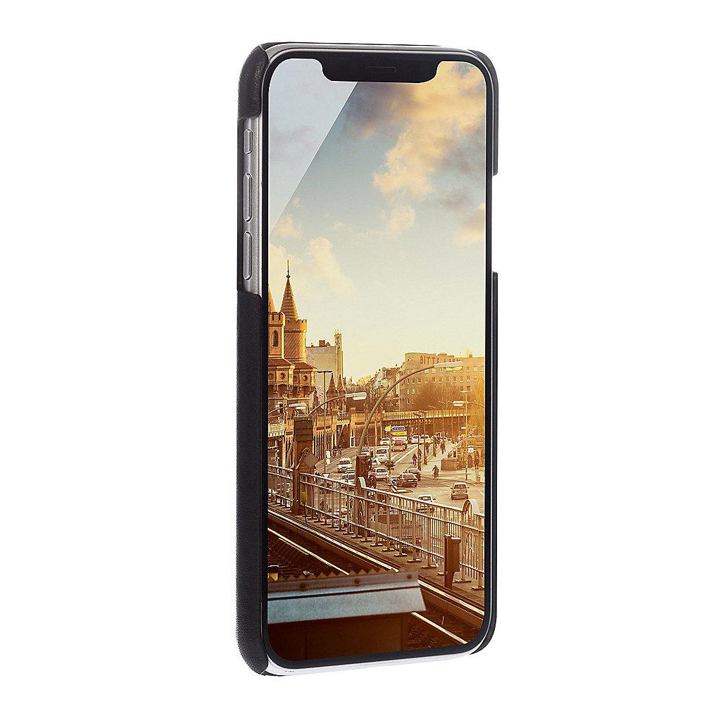 JT Berlin BackCase Kreuzberg für Apple iPhone Xs/X Leder schwarz, JT, Berlin, BackCase, Kreuzberg, Apple, iPhone, Xs/X, Leder, schwarz