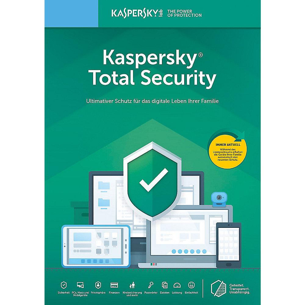 Kaspersky Total Security 3Geräte 1Jahr FFP / Produkt Key