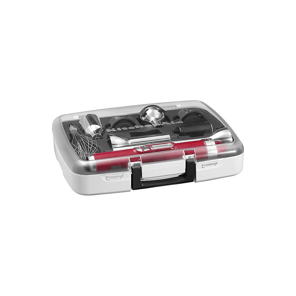 KitchenAid Artisan 5KHB3581 Akku-Stabmixer 180 Watt liebesapfelrot inkl. Zubehör, KitchenAid, Artisan, 5KHB3581, Akku-Stabmixer, 180, Watt, liebesapfelrot, inkl., Zubehör