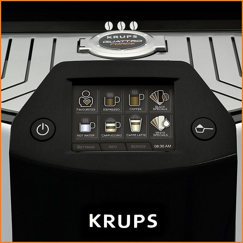 Krups EA 9078 Espresso-Kaffee-Vollautomat Schwarz/Aluminium