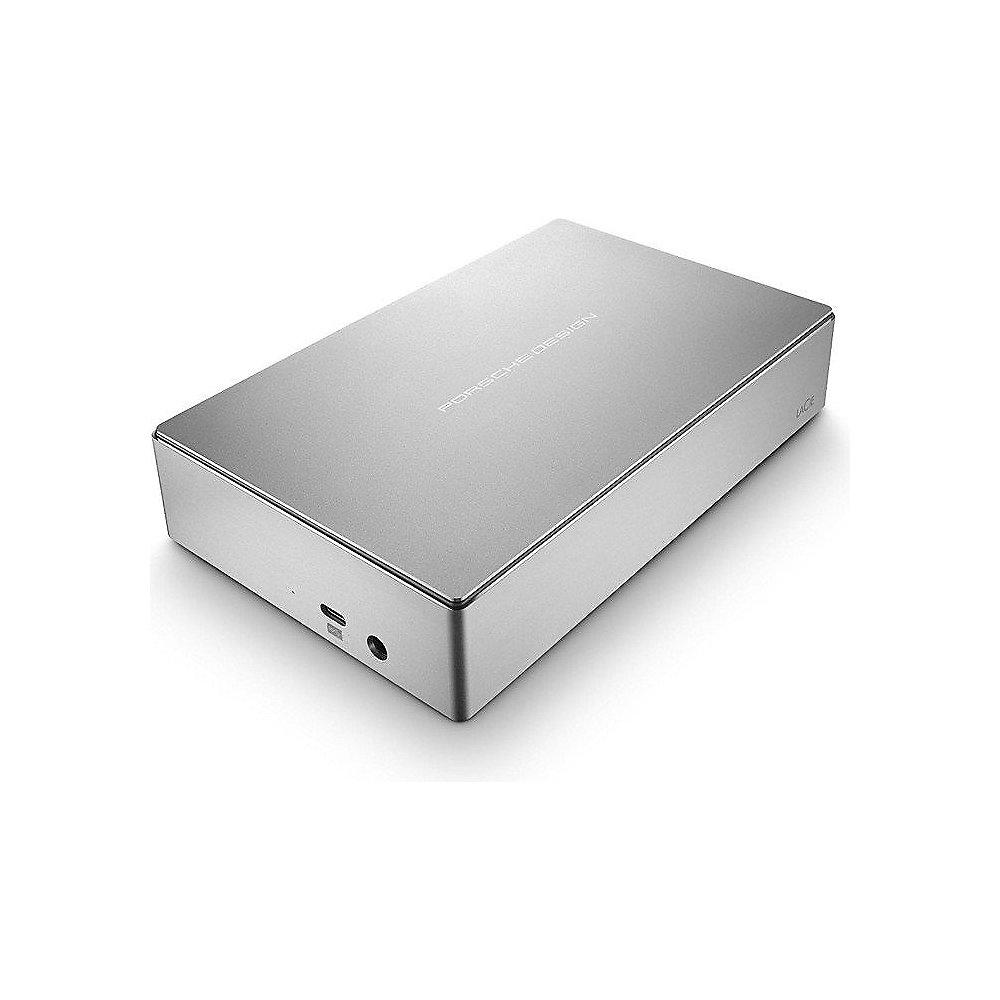 LaCie Porsche Design Desktop Drive USB-C 3.0 - 8TB 3.5 Zoll silber, LaCie, Porsche, Design, Desktop, Drive, USB-C, 3.0, 8TB, 3.5, Zoll, silber