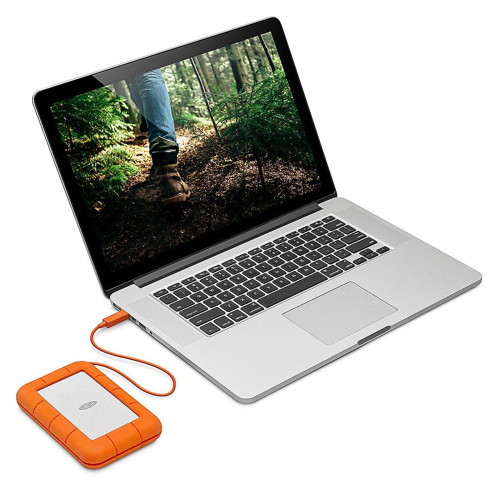 LaCie Rugged Thunderbolt / USB-C 3.0 2TB HDD 2.5 Zoll - nur für MAC OS