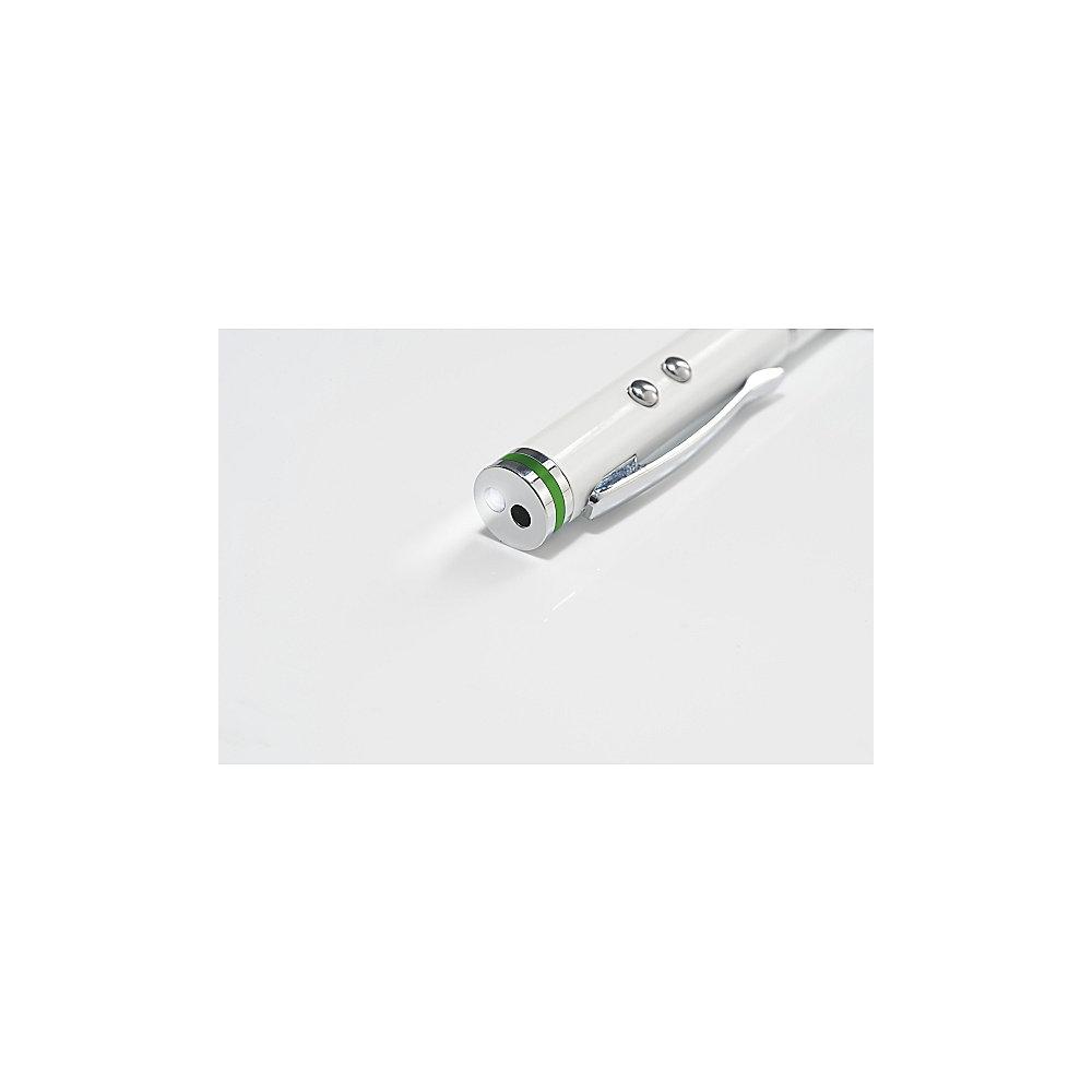 Leitz Complete 64140001 4 in 1 Stylus weiß Kugelschreiber Leuchte Laserpointer, Leitz, Complete, 64140001, 4, 1, Stylus, weiß, Kugelschreiber, Leuchte, Laserpointer