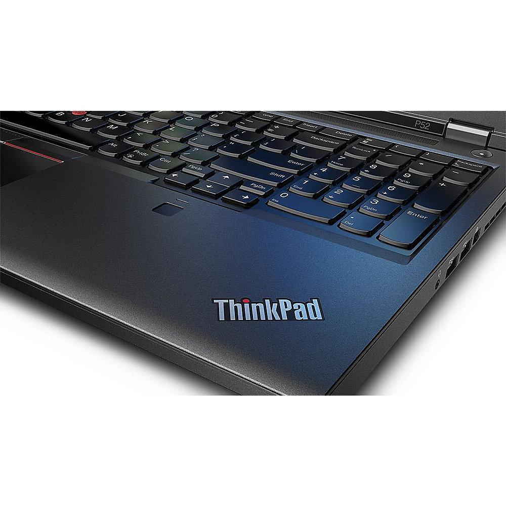 Lenovo ThinkPad P52 20M9001FGE 15,6" FHD i7-8750H 8GB 256GB SSD P1000 Win 10 Pro