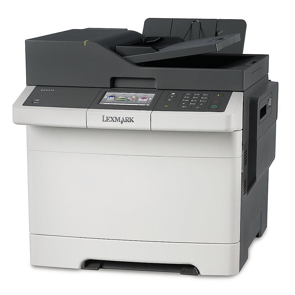 Lexmark CX417de Farblaserdrucker Scanner Kopierer Fax LAN   4 Jahre Garantie*