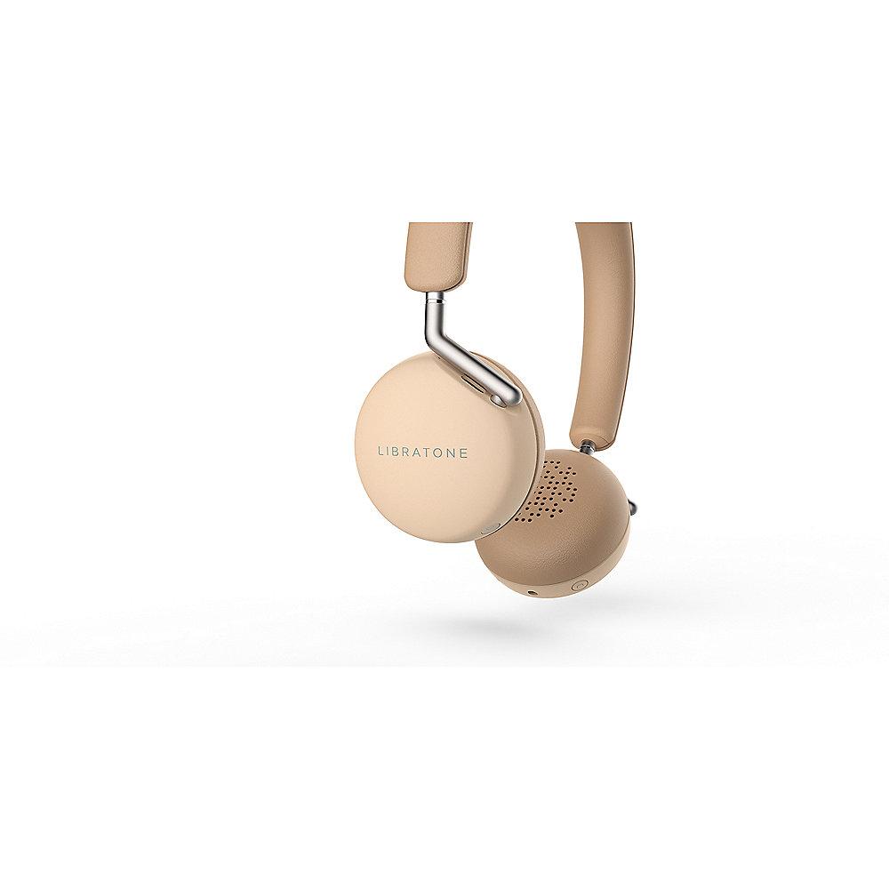 LIBRATONE Q Adapt wireless On-Ear Kopfhörer mit Noise Canceling elegant nude