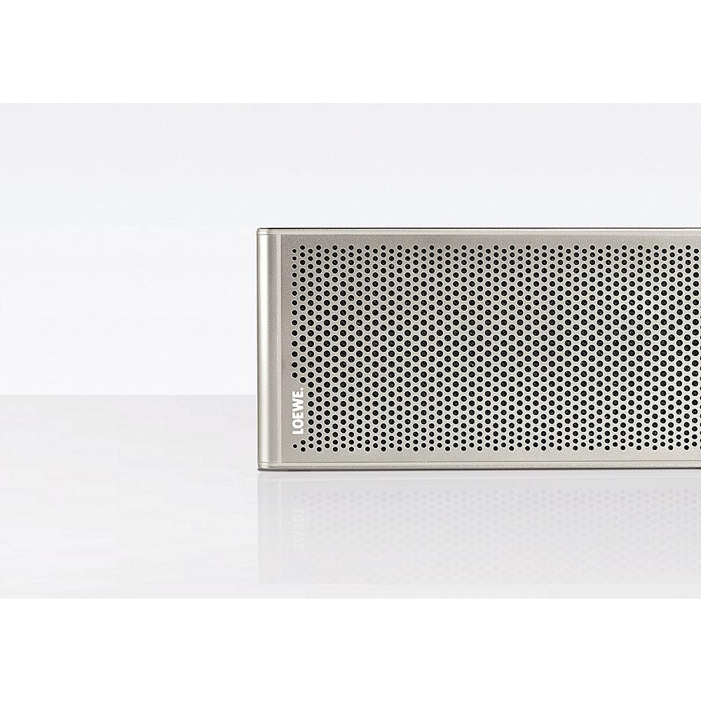 Loewe klang m1 Bluetooth-Lautsprecher mit Freisprecheinrichtung silber