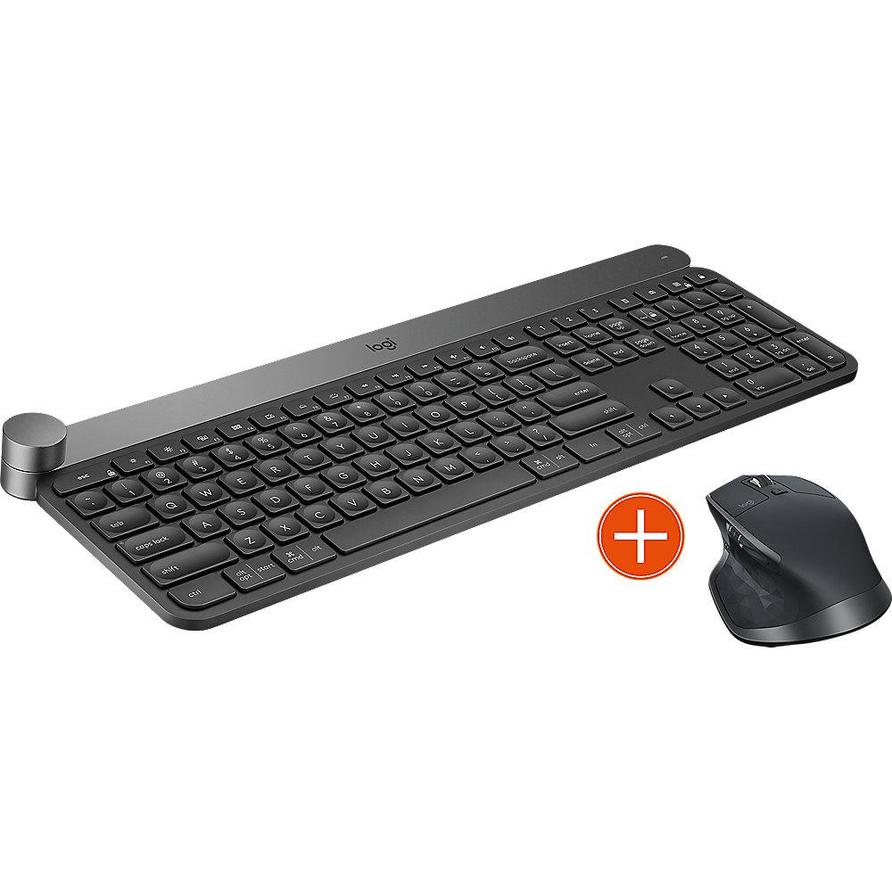 Logitech Craft und MX Master 2S Kabelloses Maus-Tastatur-Bundle