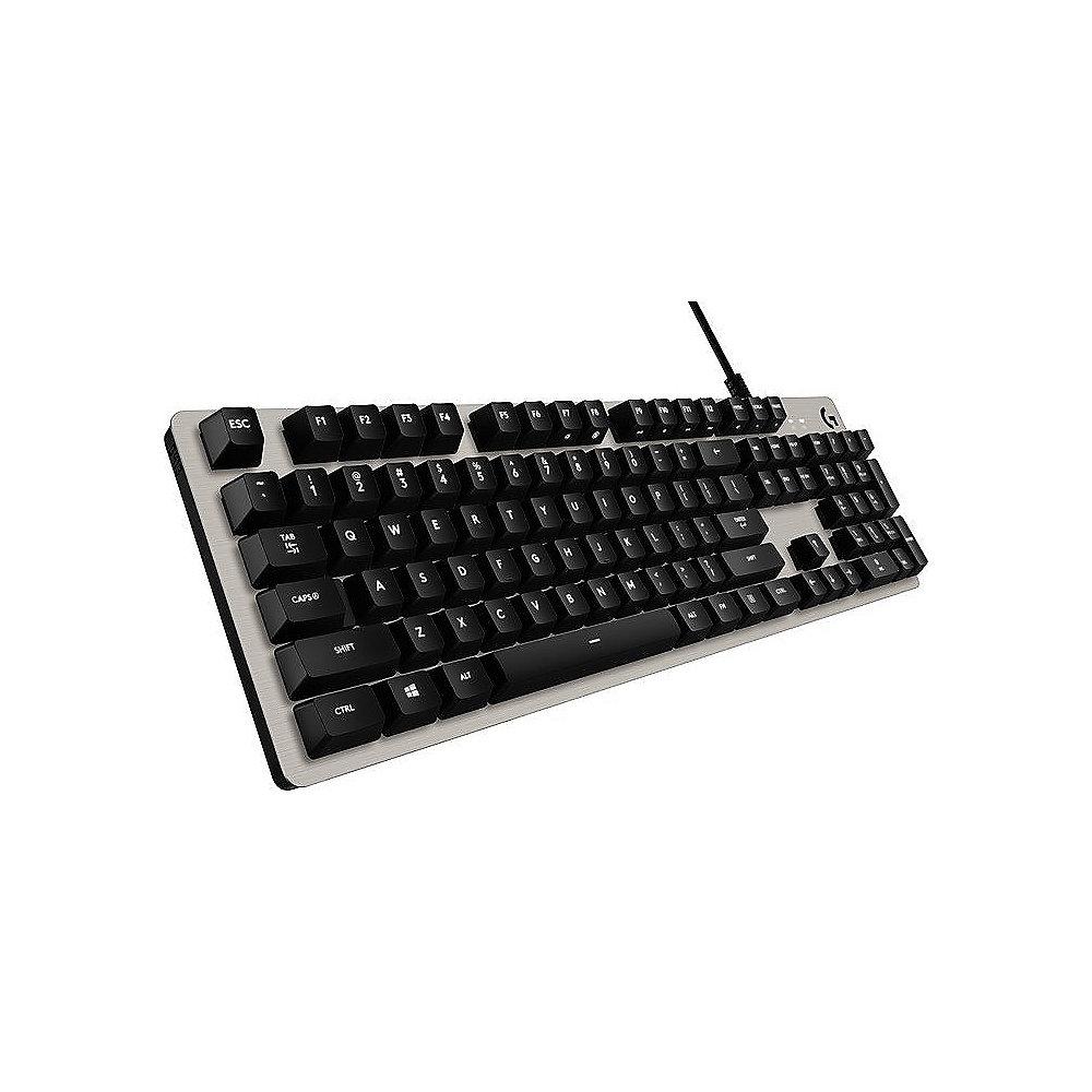 Logitech G413 Kabelgebundene Gaming Tastatur Silber 920-008471