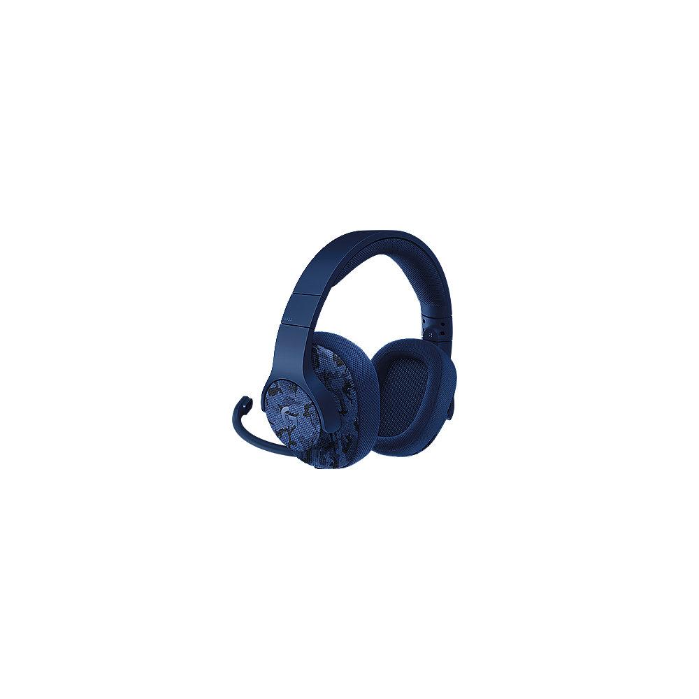 Logitech G433 7.1 Surround Sound Gaming Headset Blau Camo 981-000688