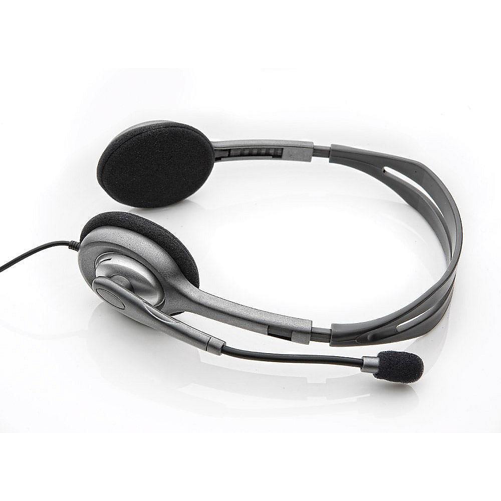 Logitech H110 Kabelgebundenes Beidseitiges Headset Stereo 3,5mm 981-000271