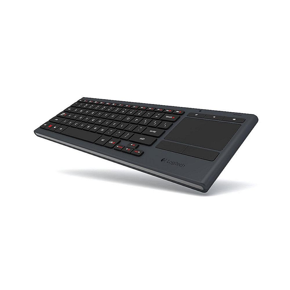 Logitech K830 Kabellose Heimkino Illuminated Tastatur Living Room 920-005211