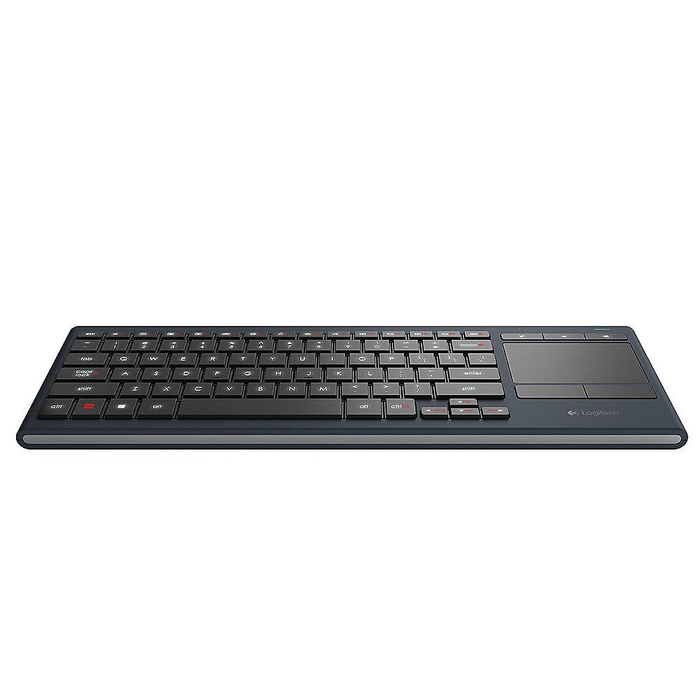 Logitech K830 Kabellose Heimkino Illuminated Tastatur Living Room 920-005211