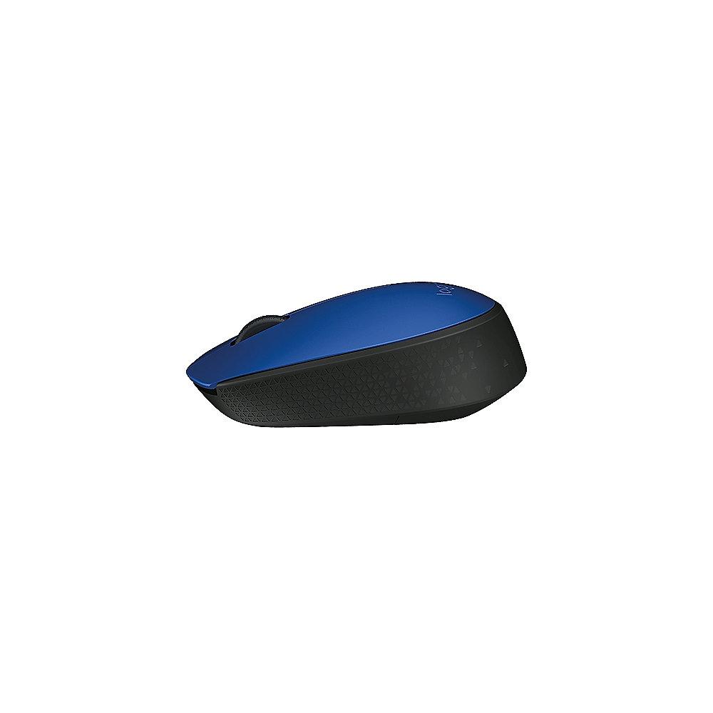 Logitech M171 Kabellose Mobile Maus Blau 910-004640