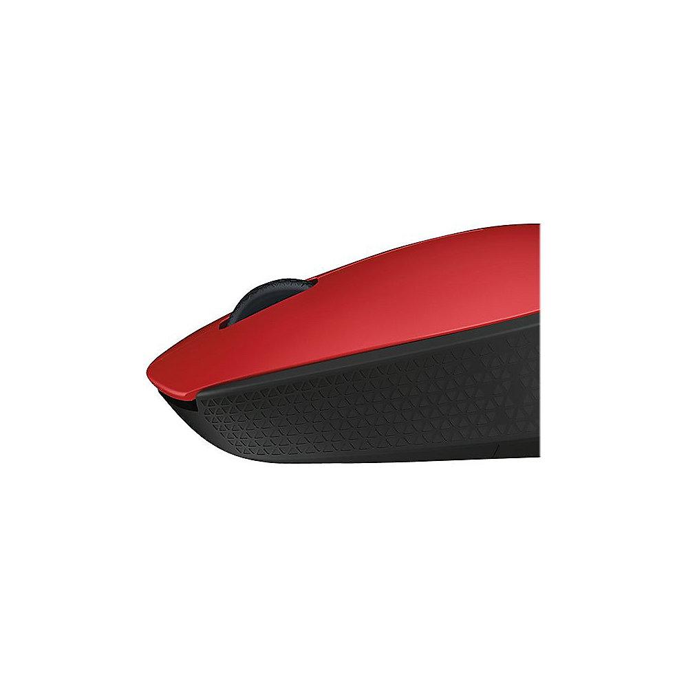 Logitech M171 Kabellose Mobile Maus Rot 910-004641