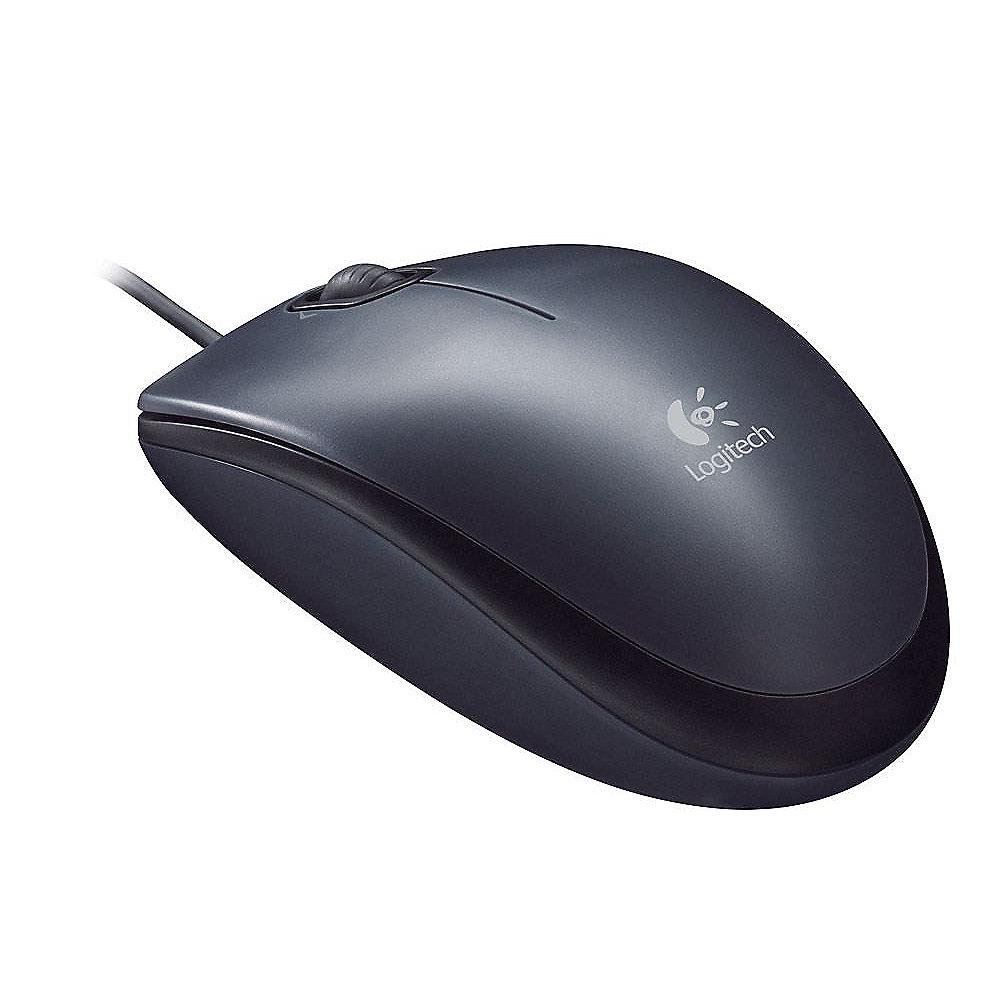 Logitech M90 Kabelgebundene Maus Schwarz 910-001794