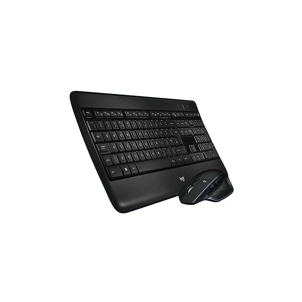 Logitech MX900 Performance Kabelloses Tastatur-Maus-Set Schwarz 920-008875