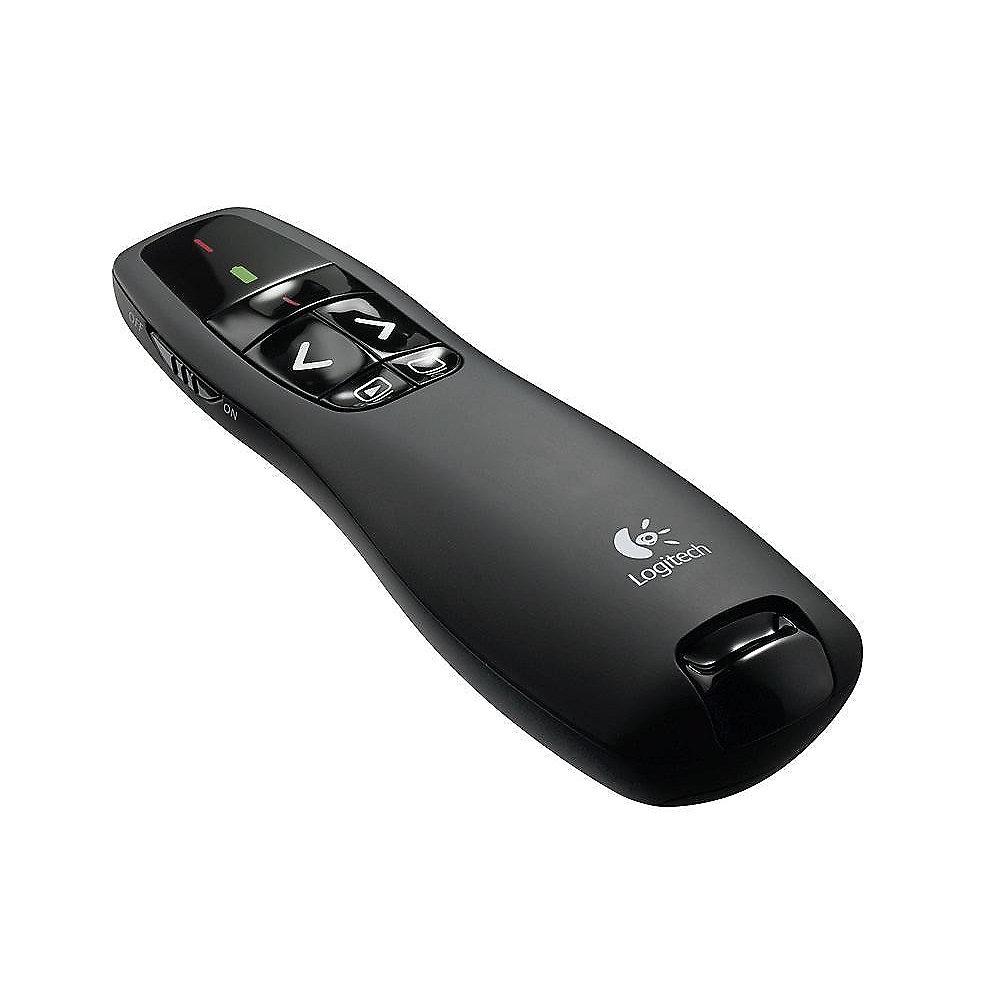 Logitech R400 Kabelloser Presenter Schwarz 910-001356