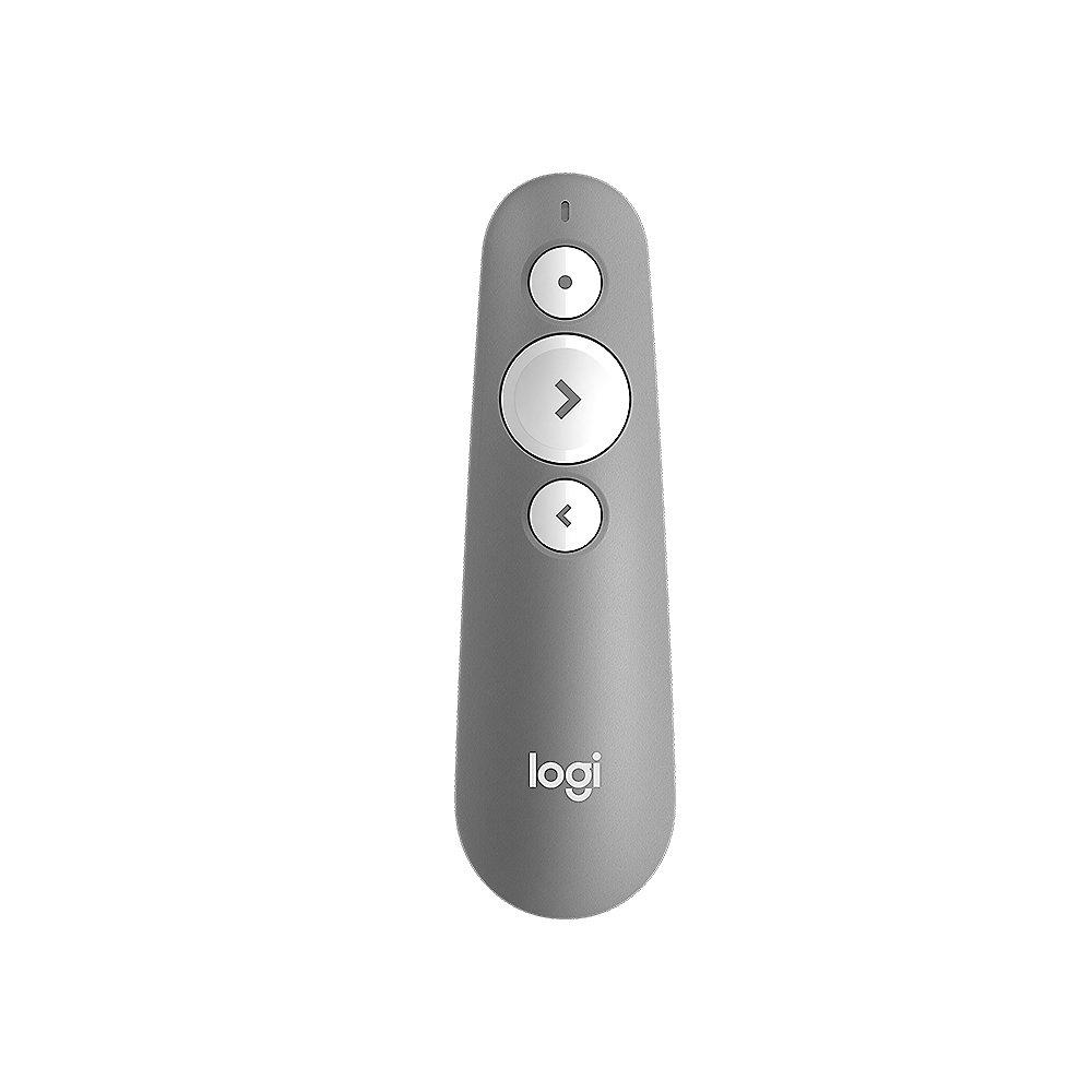 Logitech R500 Laser Presentation Remote Presenter USB Bluetooth Grau