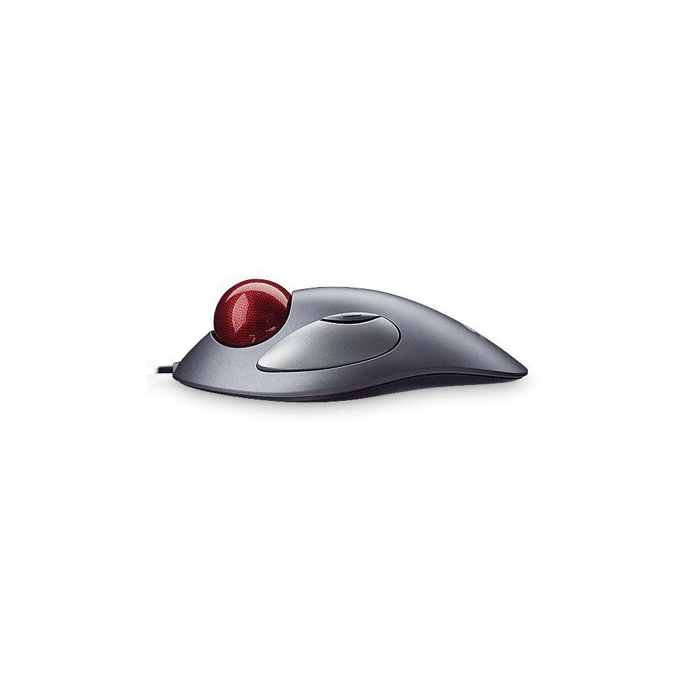 Logitech Trackman Marble Mouse Trackball für Links- und Rechtshänder 910-000808