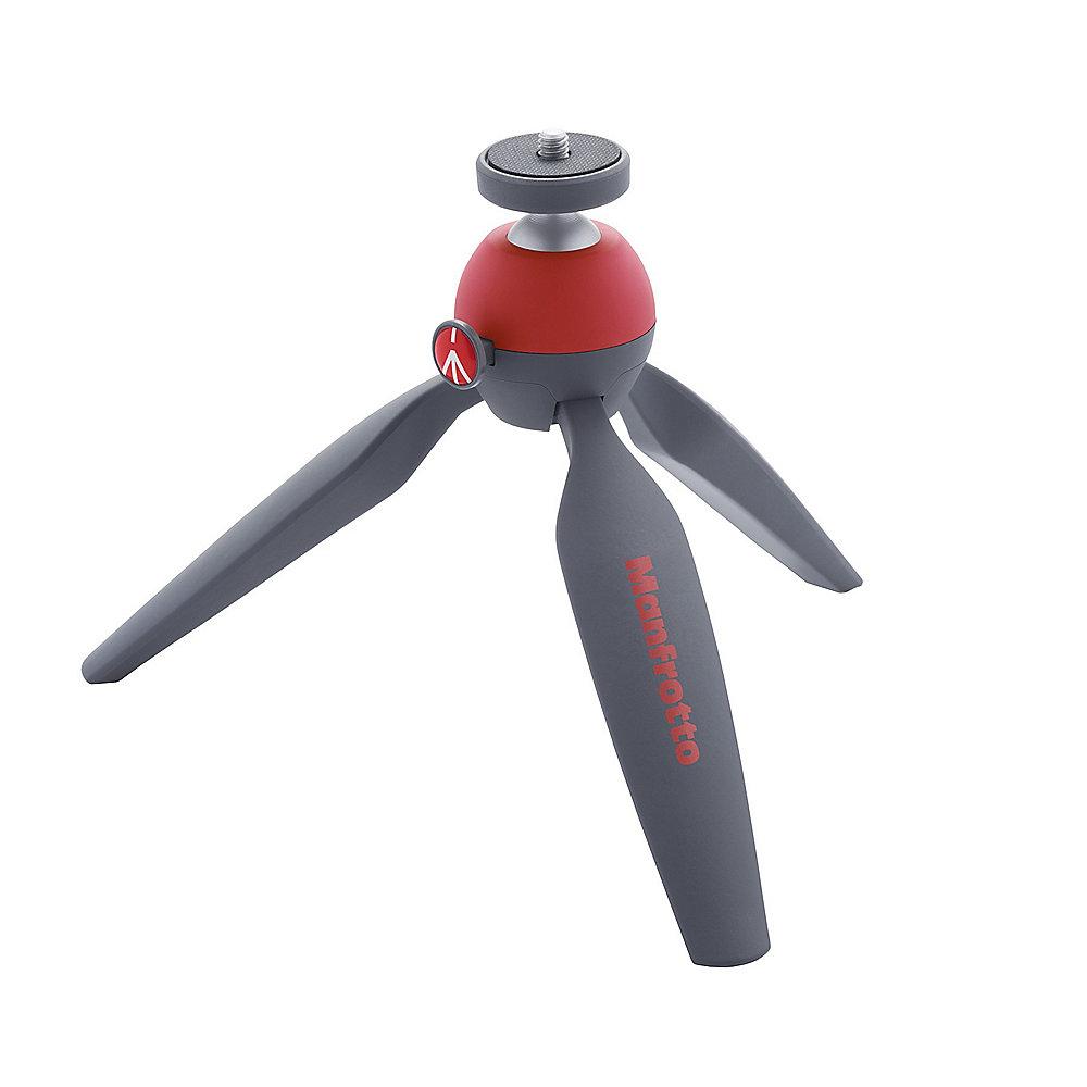 Manfrotto PIXI Mini-Stativ rot