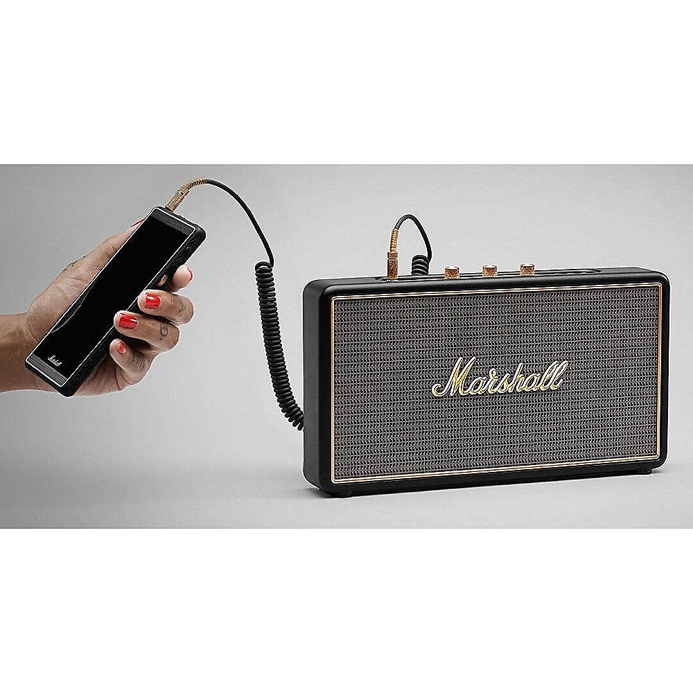 Marshall Stockwell schwarz - tragbarer Bluetooth Lautsprecher, Marshall, Stockwell, schwarz, tragbarer, Bluetooth, Lautsprecher