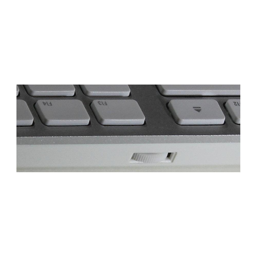 Matias Aluminum Erweiterte USB Tastatur dt. für Mac OS