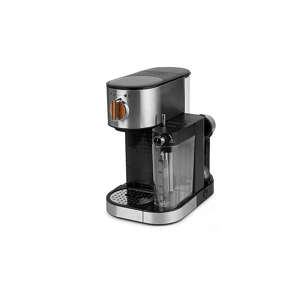 Medion 17116 Espressomaschine mit integriertem Milchaufschäumer