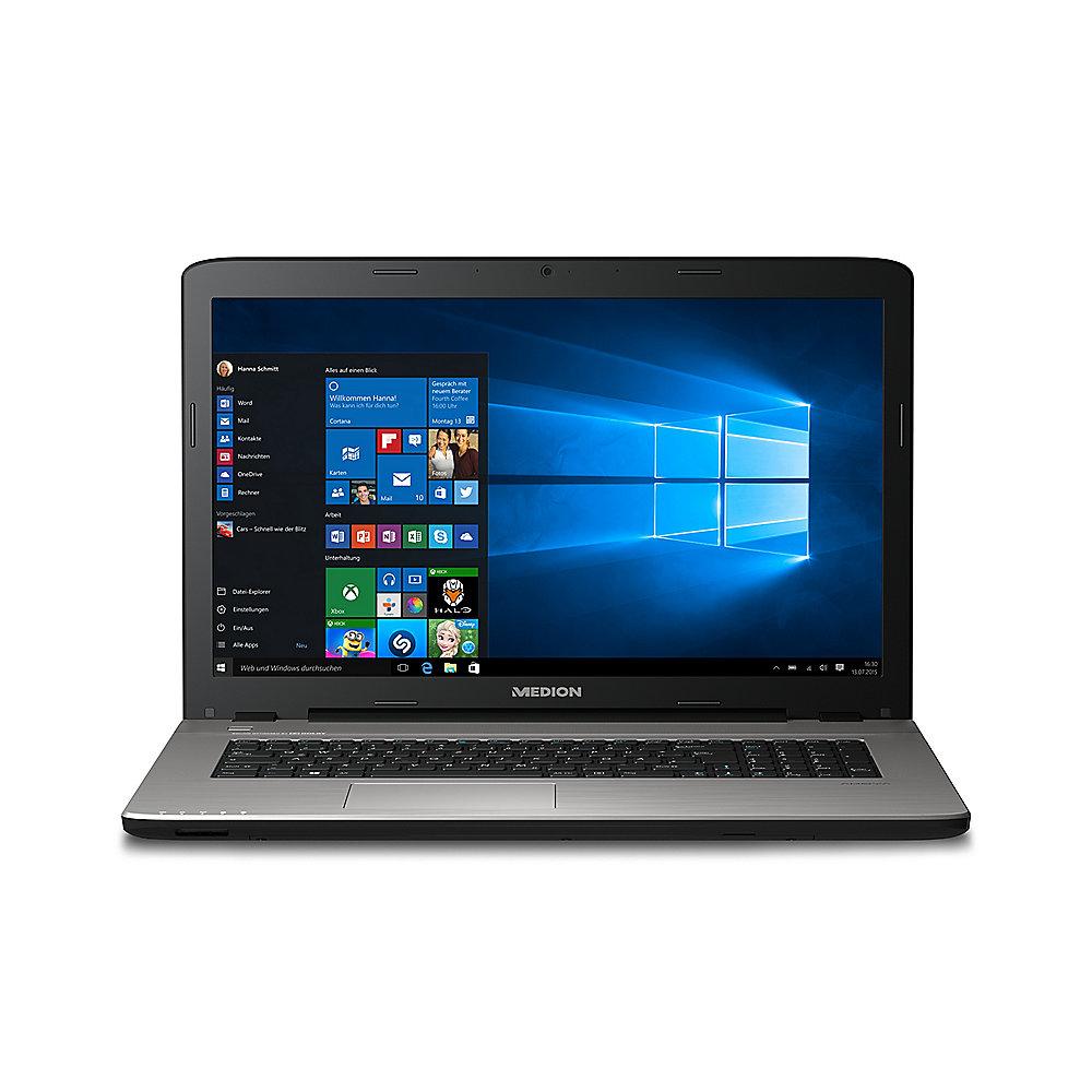 Medion AKOYA E7419 MD60827 Notebook 3855U 17"HD  4GB 500GB Windows 10
