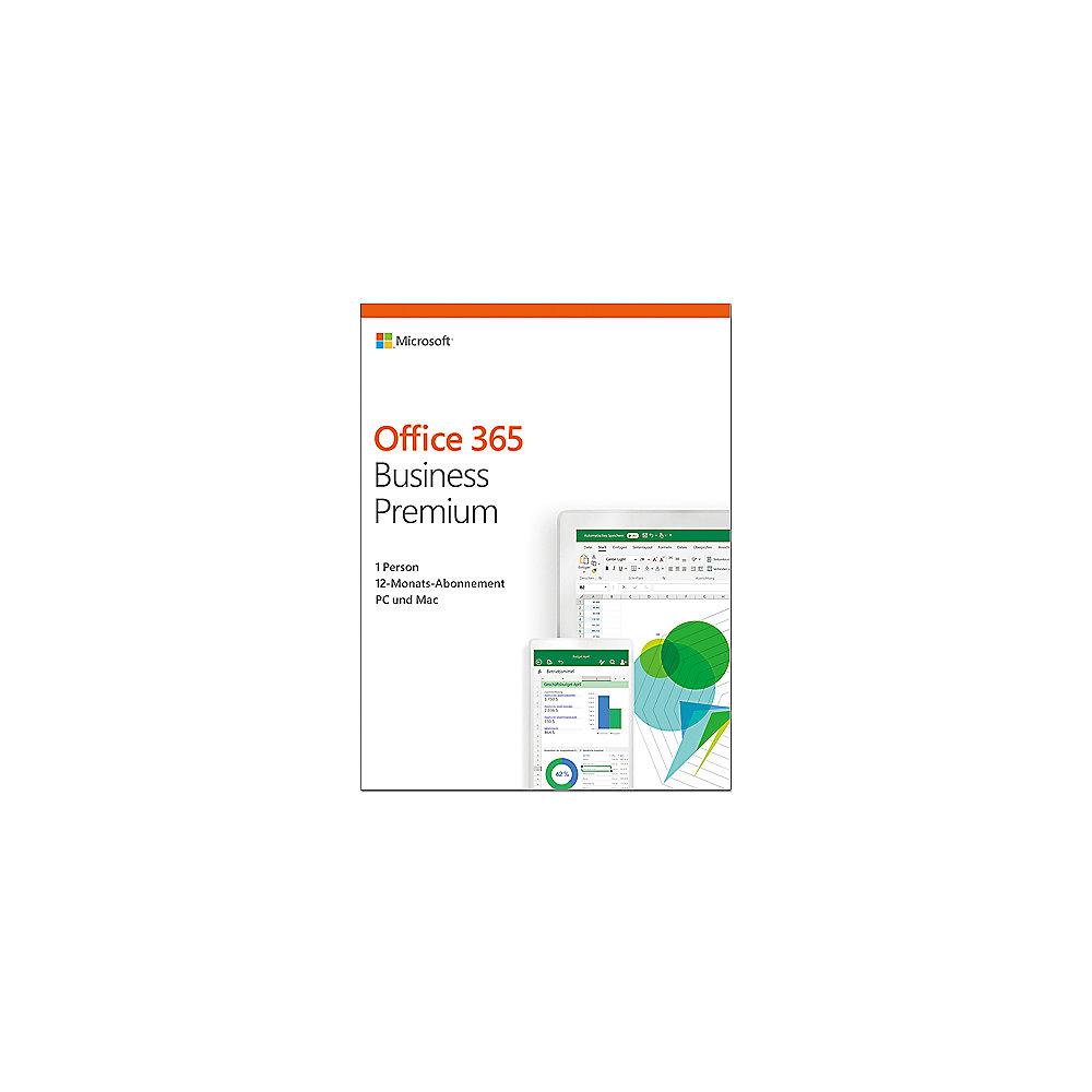 Microsoft Office 365 Business Prem. (1 Benutzer/ 15 Devices/ 1 Jahr) EN Mac/Win