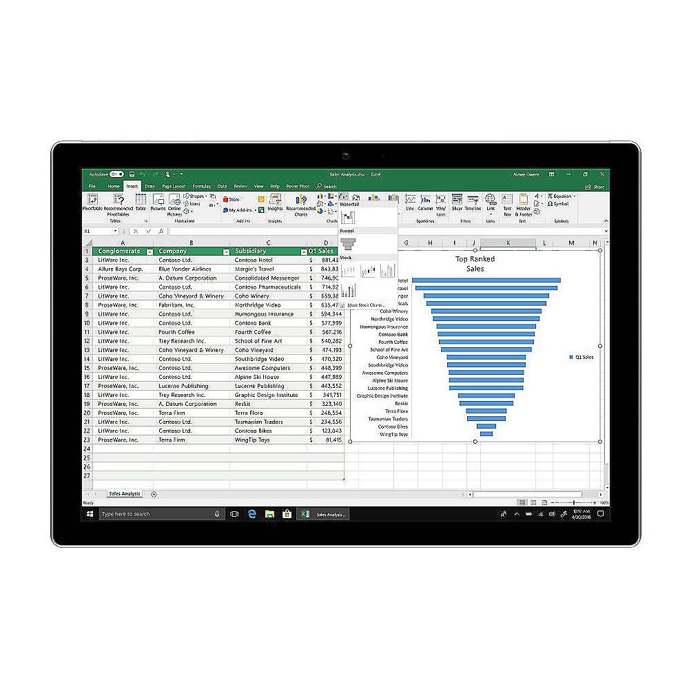Microsoft Office Home & Business 2019 (1 Benutzer/ 1PC/Mac) FR Mac/Win