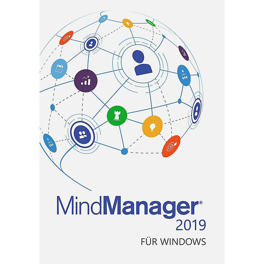 Mindjet MindManager Single 2019 für Win Kauflizenz 1 User UPG MM17/18, ESD