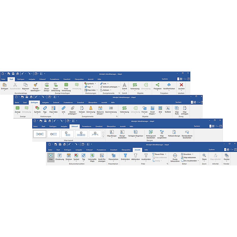 Mindjet MindManager Single 2019 für Win Kauflizenz 1 User UPG MM17/18, ESD