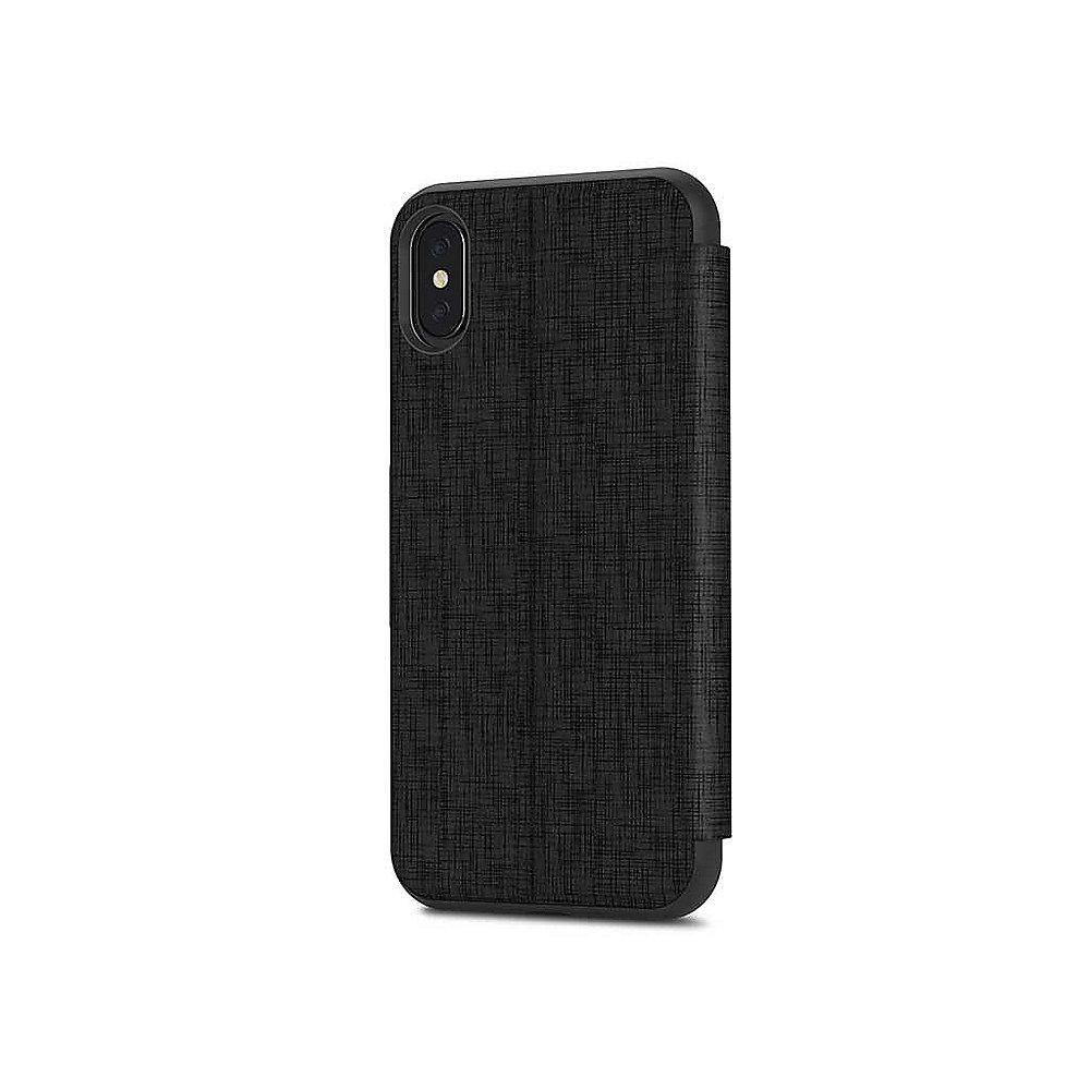 Moshi SenseCover Schutzhülle für iPhone X Metro Black 99MO072010