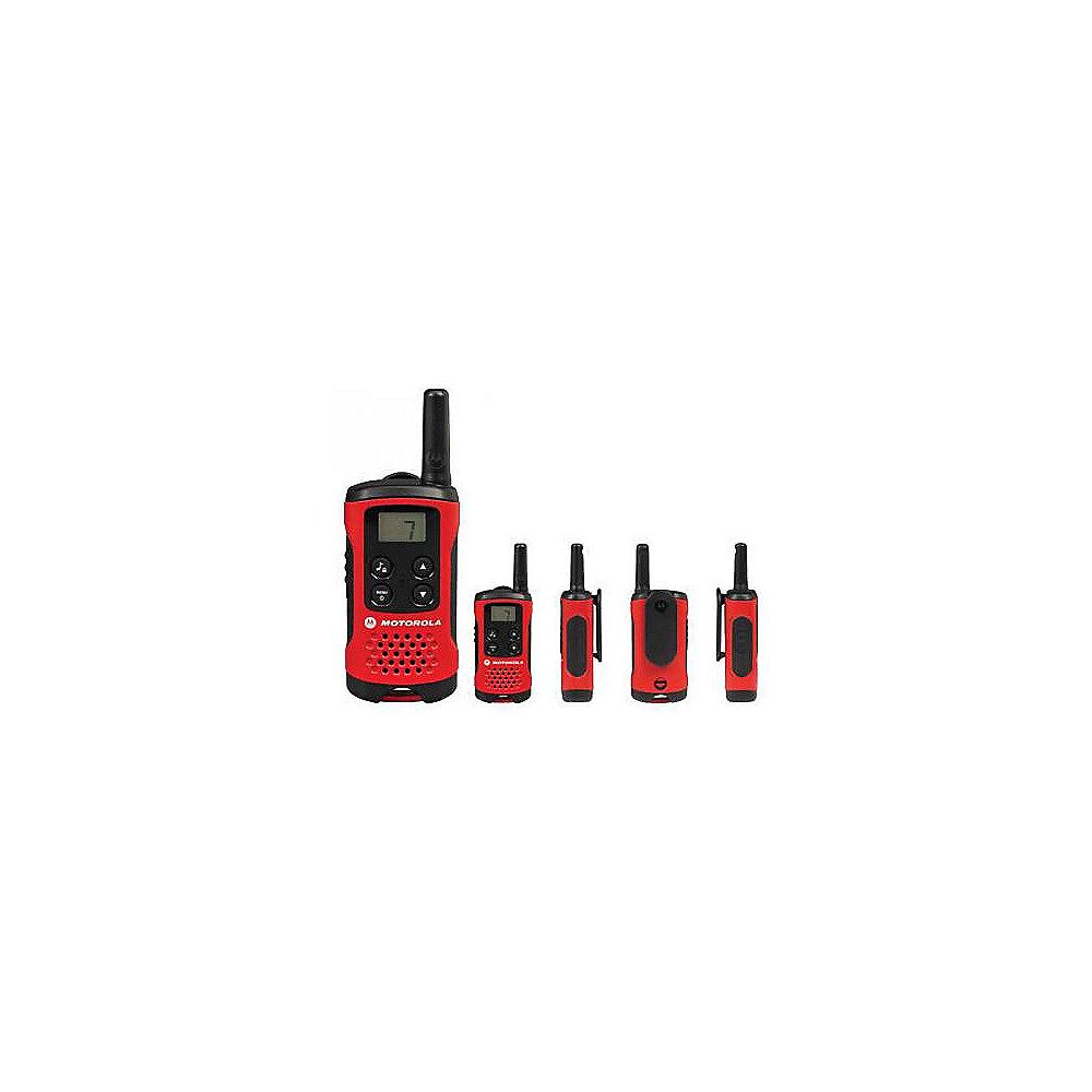 Motorola TLKR-T40 - Two-Way Radio - PMR - 8 Kanäle, Schwarz/Rot Doppelpack