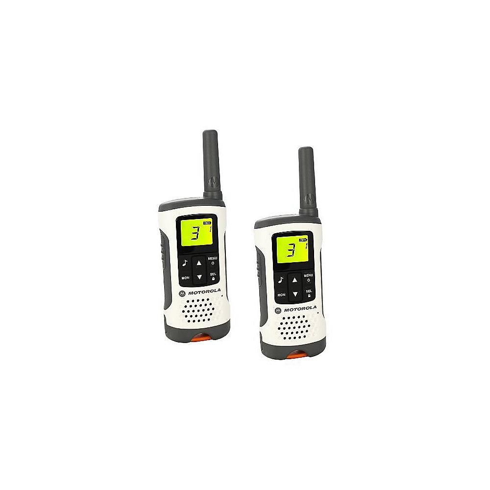 Motorola TLKR-T50 - Two-Way Radio - PMR - 8 Kanäle, weiss/grau Doppelpack, Motorola, TLKR-T50, Two-Way, Radio, PMR, 8, Kanäle, weiss/grau, Doppelpack