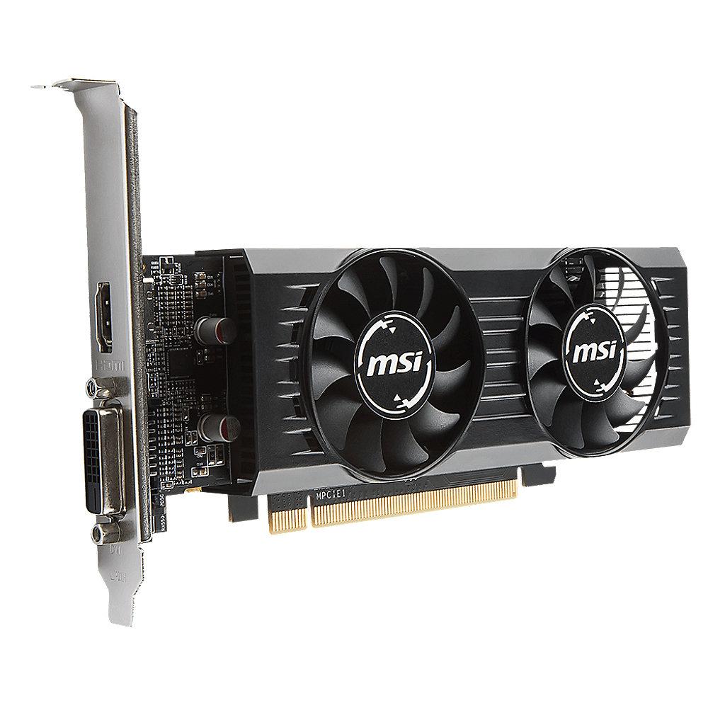 MSI AMD Radeon RX 550 4GT LP OC 4GB GDDR5 Grafikkarte DVI/HDMI