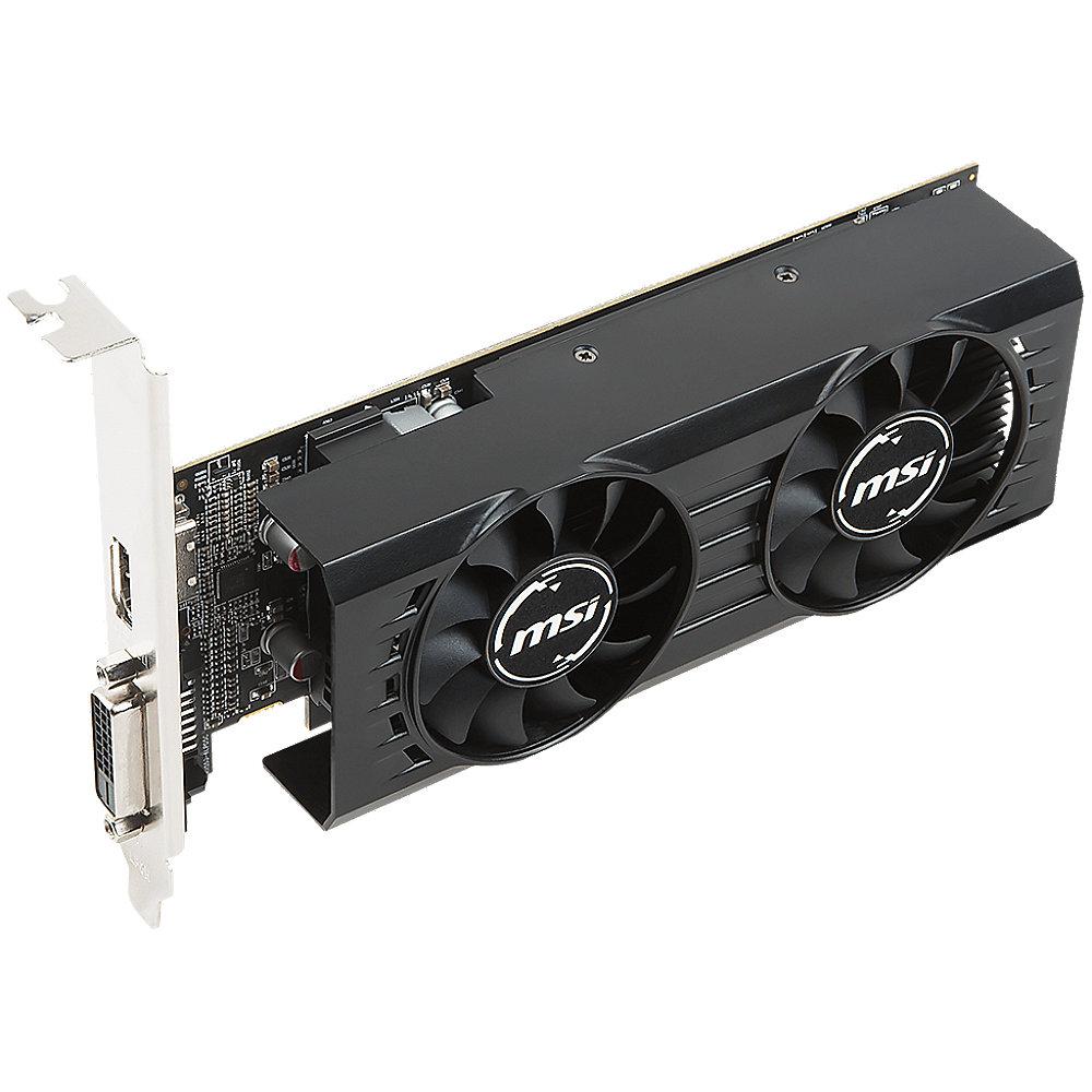 MSI AMD Radeon RX 550 4GT LP OC 4GB GDDR5 Grafikkarte DVI/HDMI