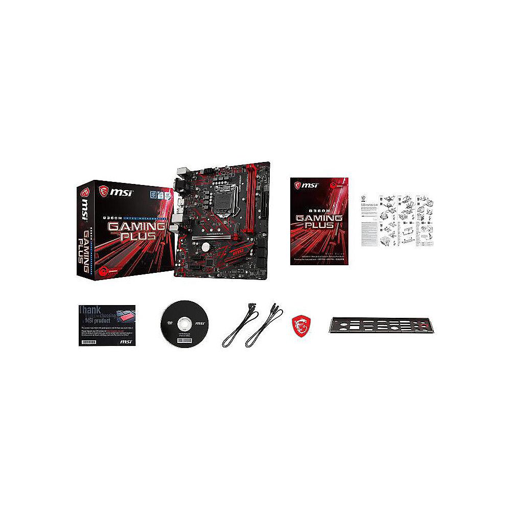 MSI B360M Gaming Plus mATX Mainboard Sockel 1151 (Coffee Lake)